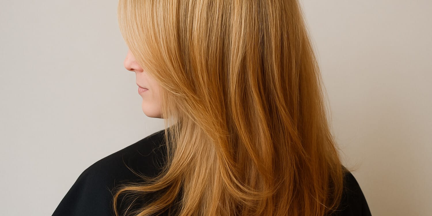 Ai-generated visual showing an abstract concept of hair styling inspiration.