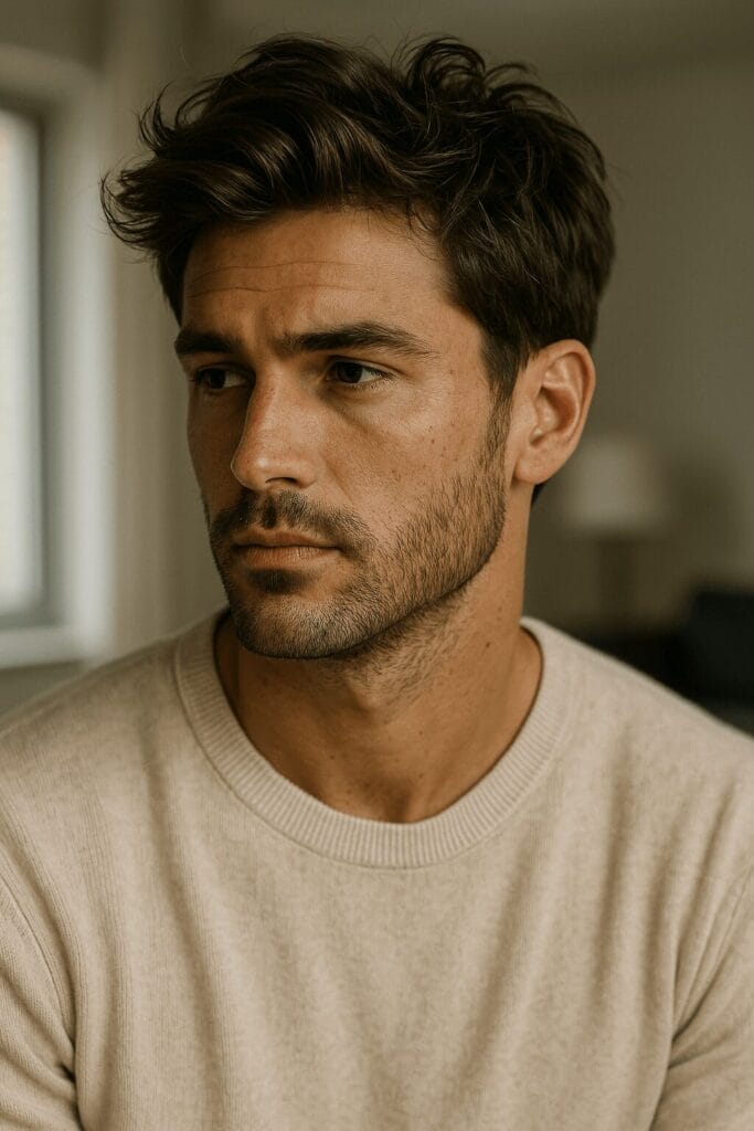 Ai-generated visual showing an abstract concept of hair styling inspiration.