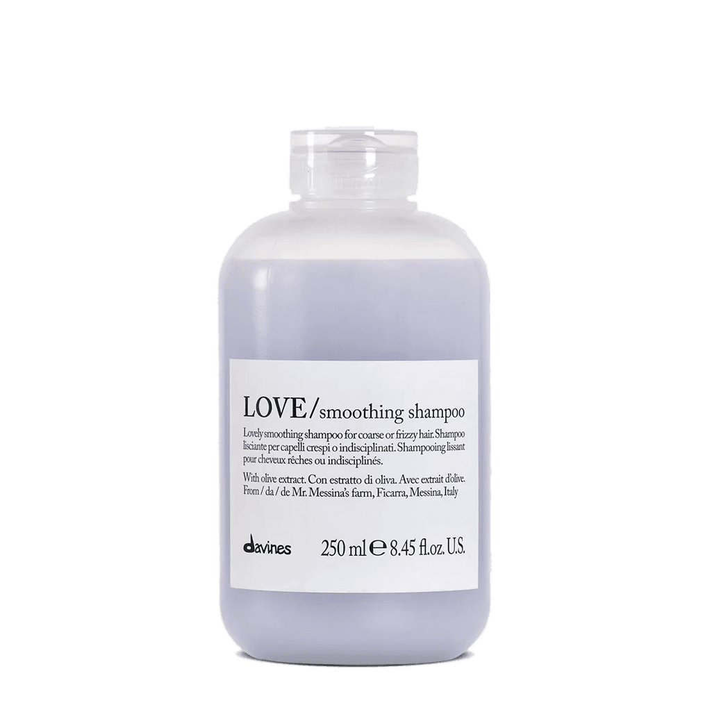 Davines LOVE Smoothing Shampoo 250ml at Mosu Worcester - Mosu Hair Space Davines love smoothing shampoo 250ml // gentle smoothing shampoo with olive extract for frizzy hair, available at mosu worcester.