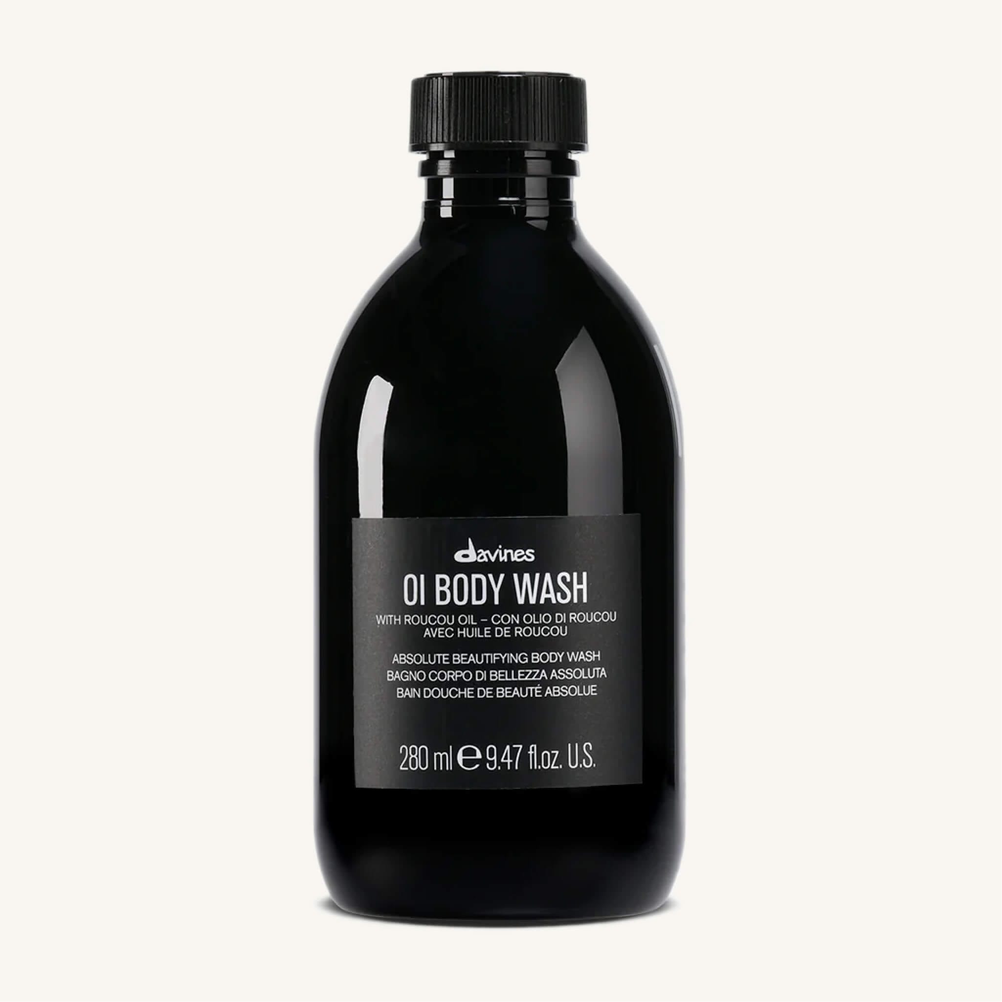 Davines OI Body Wash 280ml at Mosu Worcester - Mosu Hair Space Davines oi body wash 280ml // moisturising body cleanser with roucou oil for smooth, radiant skin, available at mosu worcester.