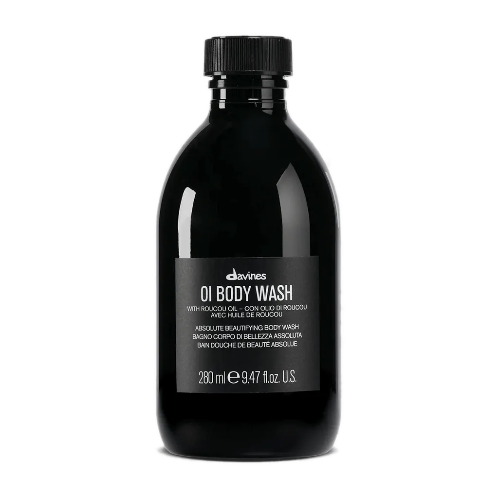 Davines OI Body Wash 280ml at Mosu Worcester - Mosu Hair Space Davines oi body wash 280ml // moisturising body cleanser with roucou oil for smooth, radiant skin, available at mosu worcester.