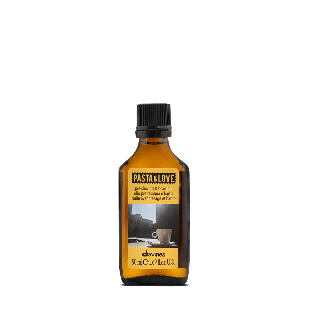 Davines Pasta + Love Pre-Shaving + Beard Oil 50ml at Mosu Worcester - Mosu Hair Space Davines pasta + love pre-shaving + beard oil 50ml // softening and conditioning oil for beard care and shaving prep, available at mosu worcester.