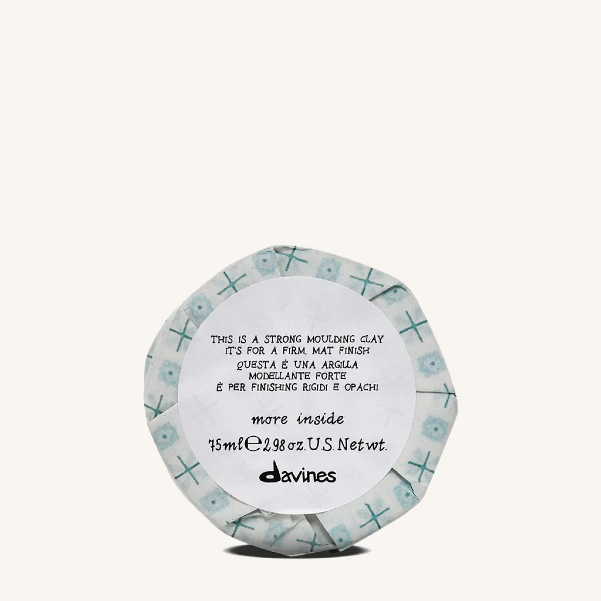 Davines This is a Strong Moulding Clay 75ml at Mosu Worcester - Mosu Hair Space Davines this is a strong moulding clay 75ml // matte styling clay with firm hold and texture. Available at mosu worcester.